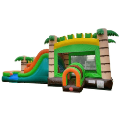 inflatable bounce house water slide mega tropical3 1771865457 Mega Tropical Water Combo